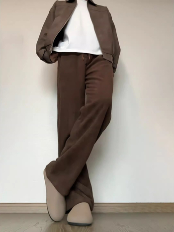 Muške zimske hlače od korduroja s fleece podstavom, vintage teške casual hlače