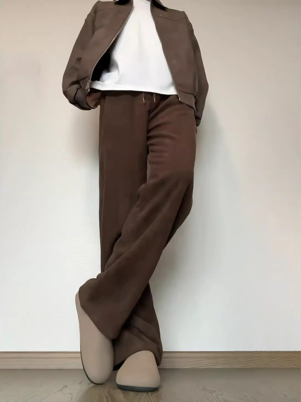 Muške zimske hlače od korduroja s fleece podstavom, vintage teške casual hlače