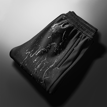 Muške casual hlače s grafenom, zimske tople, ravni kroj, otporne na vjetar i vodu