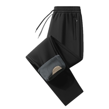 Muške casual hlače s grafenom, zimske tople, ravni kroj, otporne na vjetar i vodu