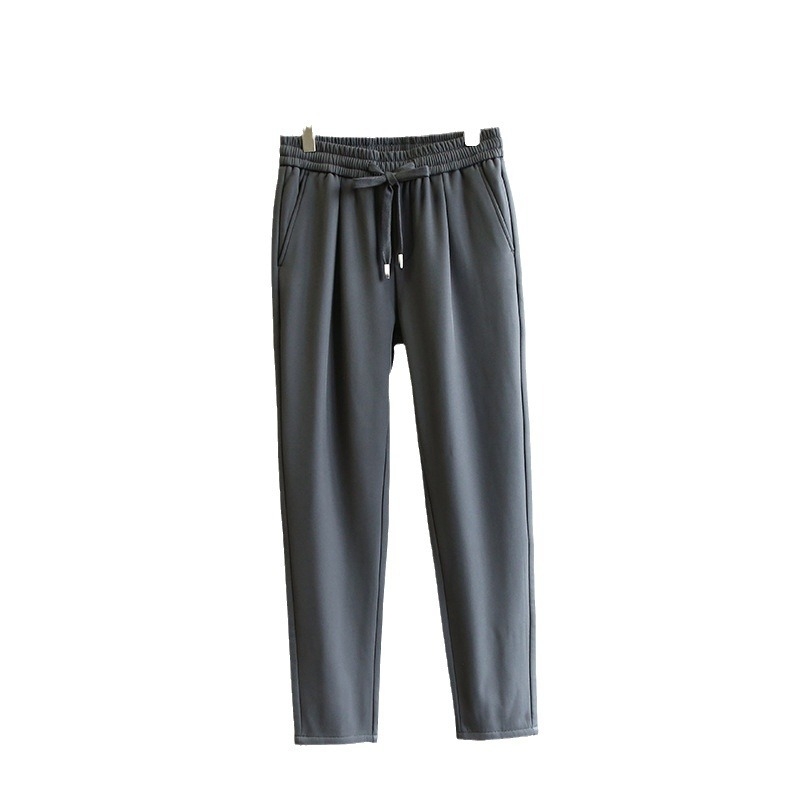 Muške casual hlače — otporne na vjetar, s flis podstavom, ravni kroj, srednji struk, rastezljiva tkanina