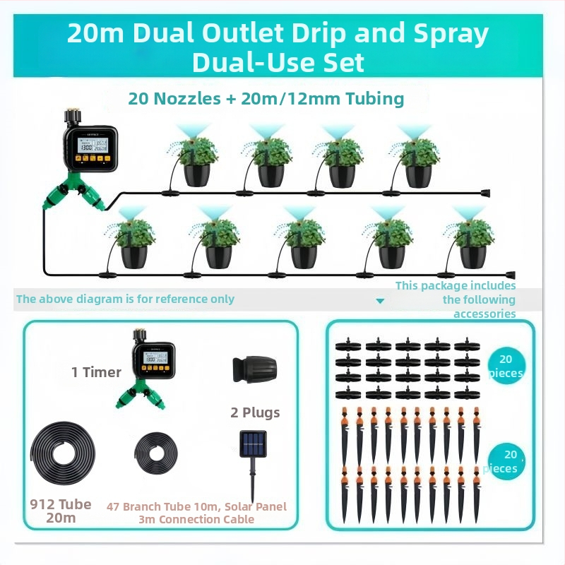 SKYPACE ABS Išmanus laistytuvų su nuotolinio valdymo – automatinis laistymas namų sodams, žemės ūkiui ir viešoms žaliosioms zonoms