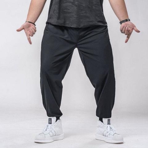 Muške zimske hlače s flis podstavom, široke ravne krojeve, casual stil