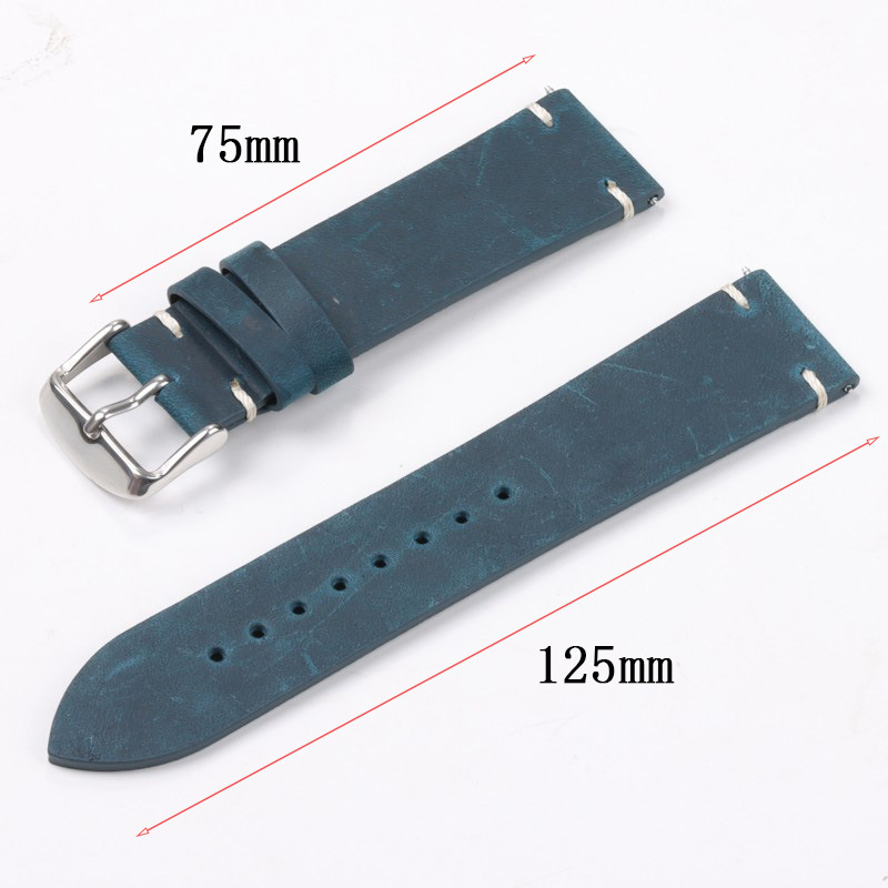 Δερμάτινο λουράκι Huawei ρολογιού, Crazy Horse δέρμα, vintage ρετρό στυλ με επιρροές Λογοτεχνίας και Τέχνης, Άνοιξη 2024 έκδοση