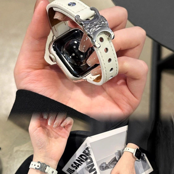Ximeng Kožni remen za Apple Watch s magnetskom kopčom – moderan luk dizajn