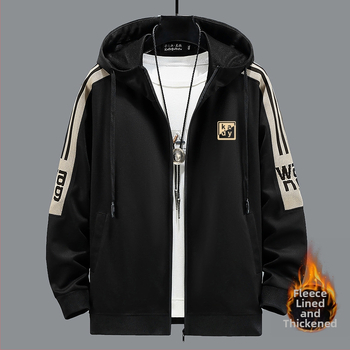 Vyrų žiemos komplektas su kardiganu ir kelnais, su fliso įdėklu, poliesterio pluoštas.