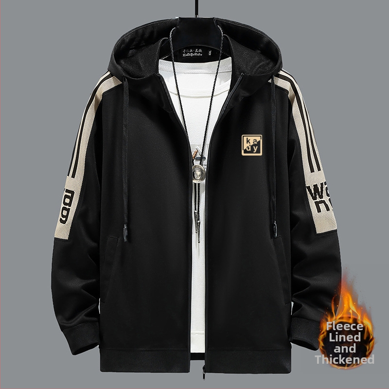 Vyrų žiemos komplektas su kardiganu ir kelnais, su fliso įdėklu, poliesterio pluoštas.