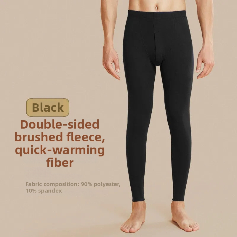 Unisex termálne nohavice z polyesteru, hrubá jednovrstvá látka, dĺžka nohavíc, 90–95% polyester