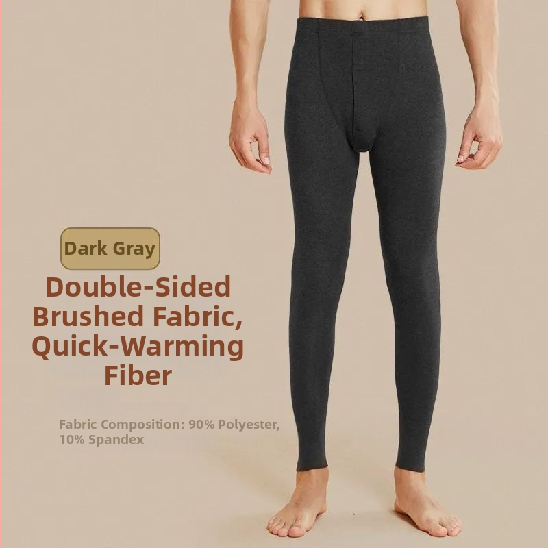 Unisex termálne nohavice z polyesteru, hrubá jednovrstvá látka, dĺžka nohavíc, 90–95% polyester