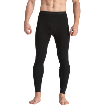 Muške termalne hlače od pamuka, debeli, jednodjelne, tople, jednobojni uzorak