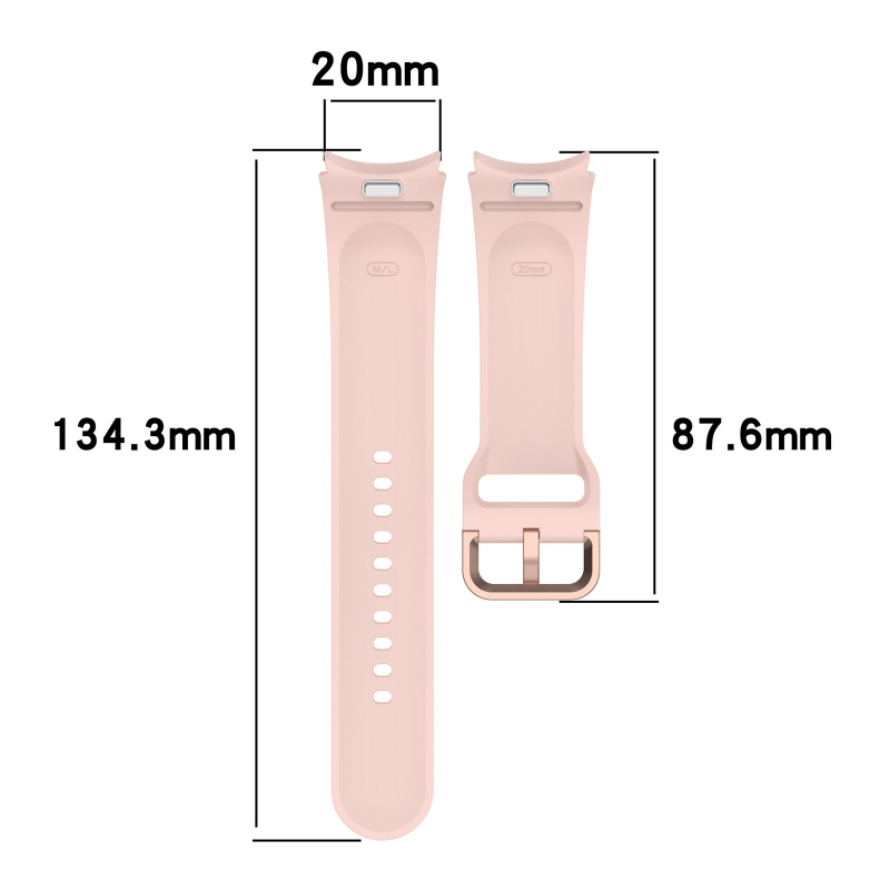 LMDO silikonni kaiš za Samsung Galaxy Watch – 20 mm, 22 g, kopča s pinom