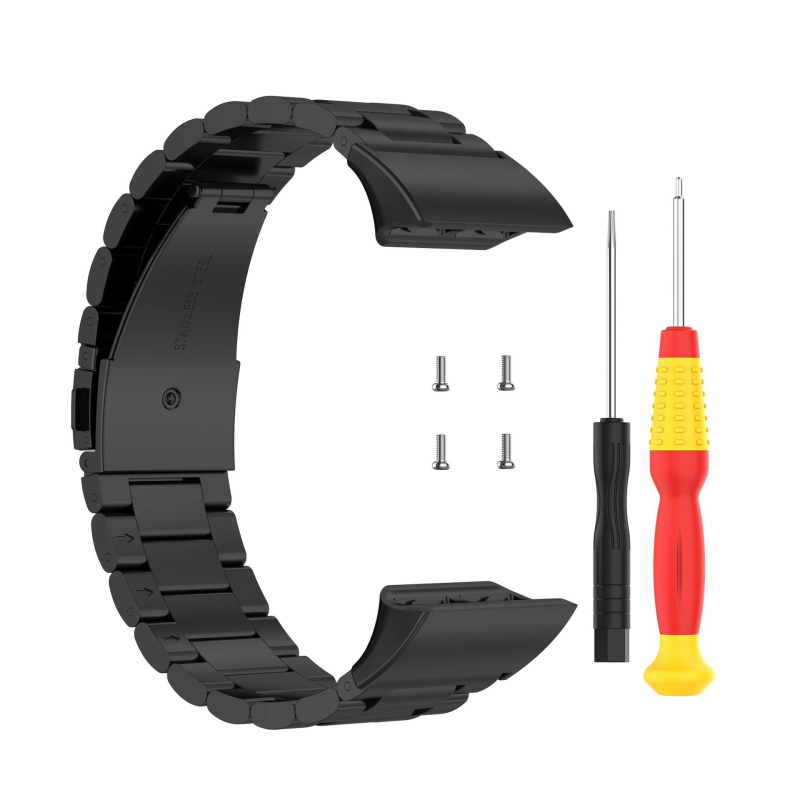 Kovový náramok Garmin Forerunner 30/35 – nerezová oceľ, spona motýľ