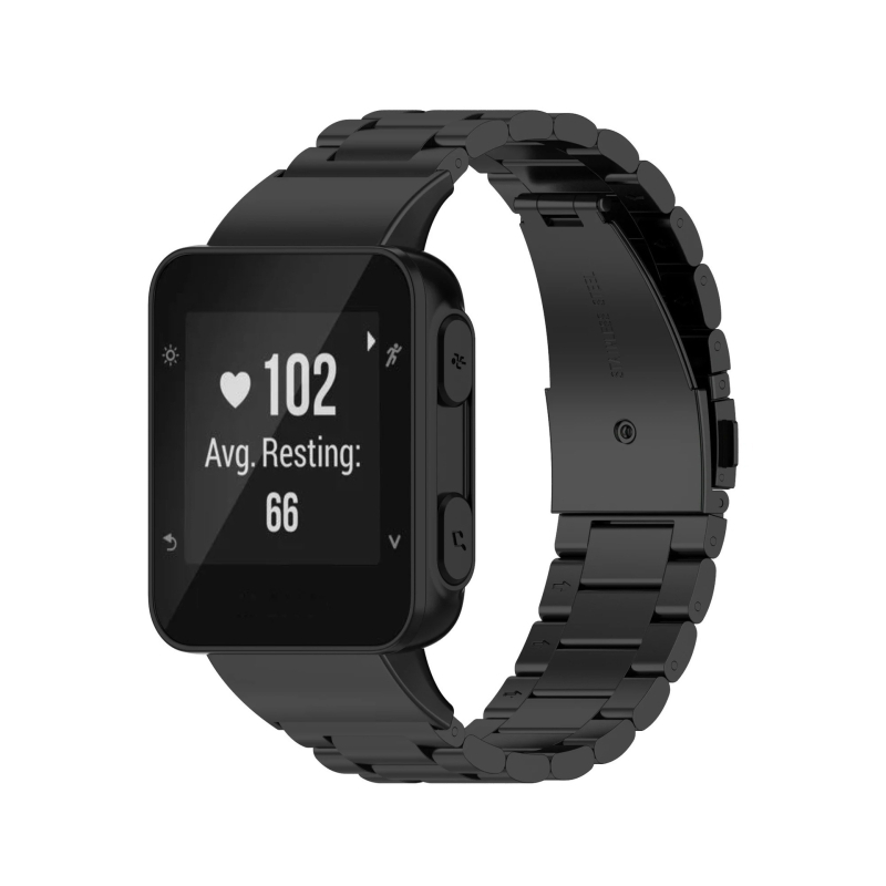 Kovový náramok Garmin Forerunner 30/35 – nerezová oceľ, spona motýľ