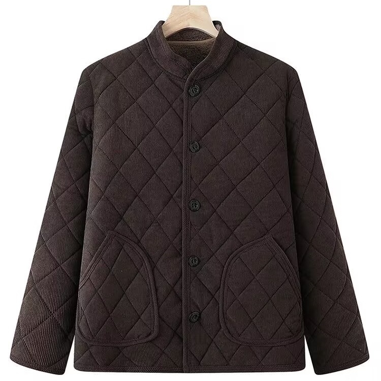 Muška zimska unutarnja odjeća, labavi redoviti kroj, dugi rukav, debeli pamučni sloj