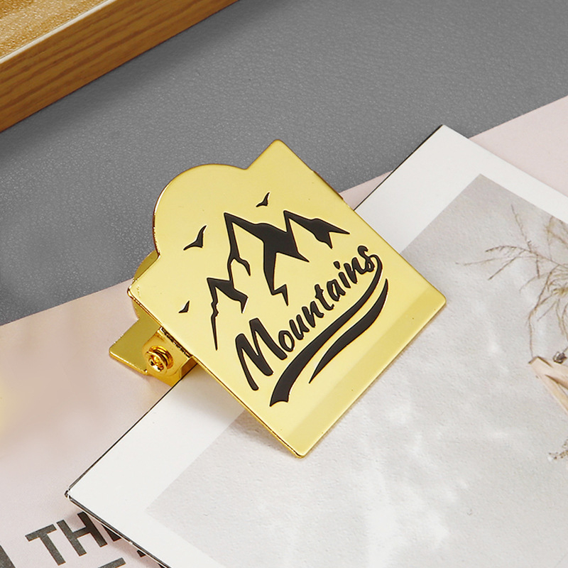 Kelionių dienoraščio klipsas - kvadratinis geležies klips dokumentams, Fang Jiaheng