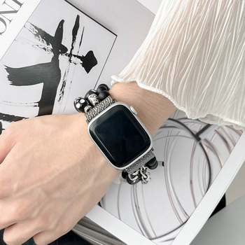 Λουρί Apple Watch με σχέδιο κρανίου για το Χάλογουιν, συμβατό με Apple Watch SE, Μάρκα: FOLUXE, Υλικό: 107472, Στυλ: Μοντέρνο