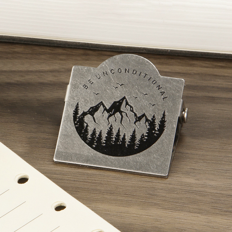 Kelionės dienoraščio klipas su kelių raštų dizainu – Prekės ženklas: Fang jiaheng; Medžiaga: Geležis; Prekės tipo: Hand account holder