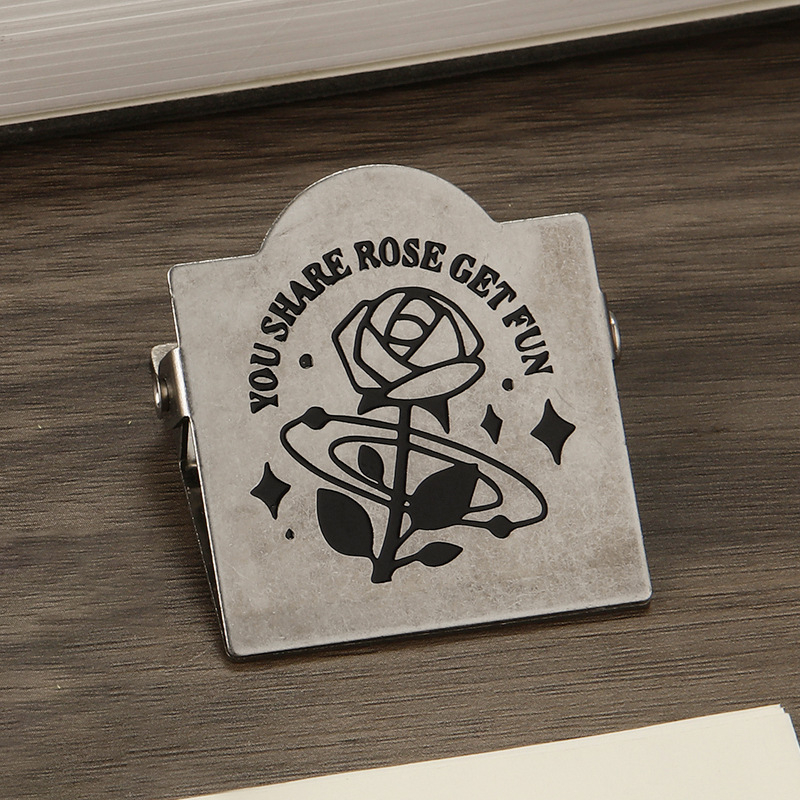 Kelionės dienoraščio klipas su kelių raštų dizainu – Prekės ženklas: Fang jiaheng; Medžiaga: Geležis; Prekės tipo: Hand account holder