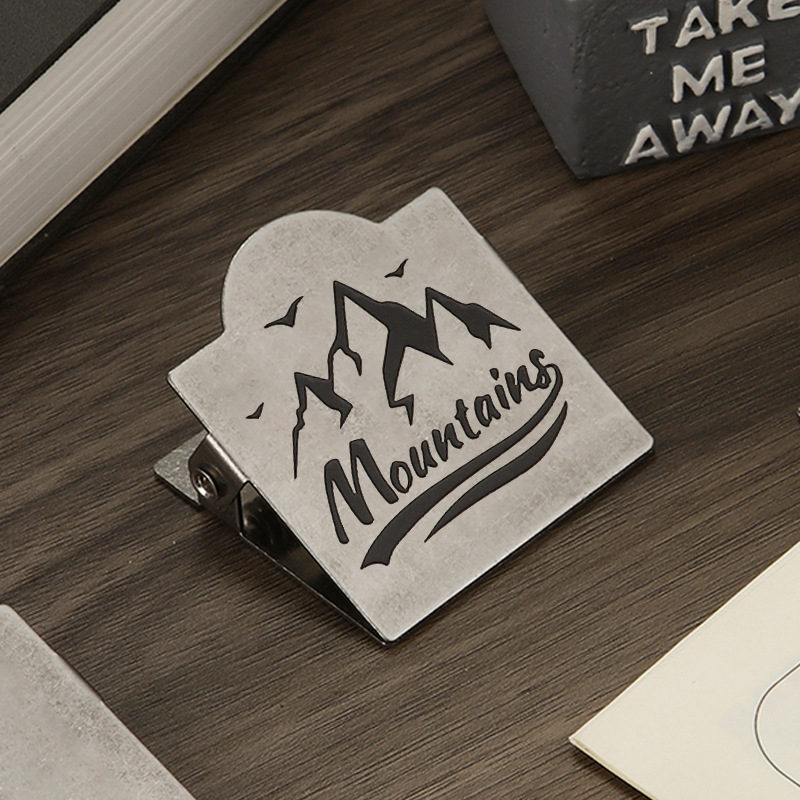 Kelionės užrašų klipsas | kvadratinės laikymo konstrukcijos | geležies medžiaga | Fang Jiaheng