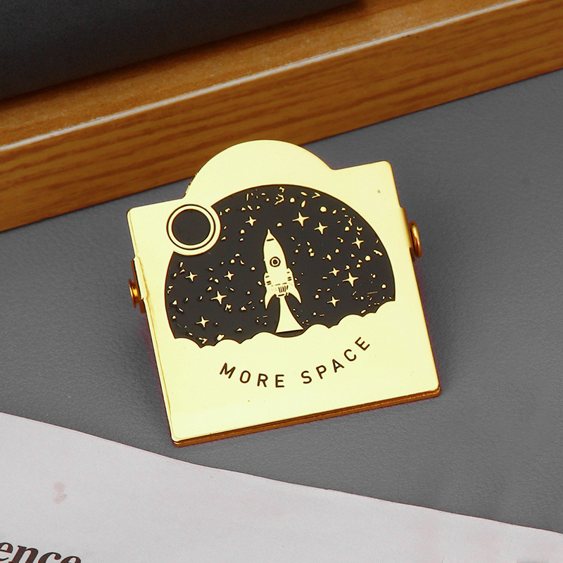 Κρατήρας ημερολογίου - τετράγωνος κλιπ αποθήκευσης για αποδείξεις και σημειώσεις - Fang jiaheng - σιδερένιος