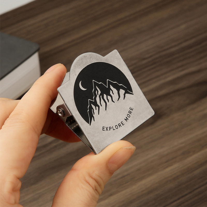 Κρατήρας ημερολογίου - τετράγωνος κλιπ αποθήκευσης για αποδείξεις και σημειώσεις - Fang jiaheng - σιδερένιος