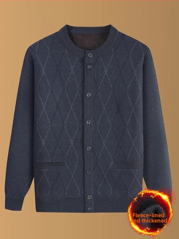 Kootud välisjope talveks, fleece vooder, ümmargune kaelus, vaba lõige, patch taskud