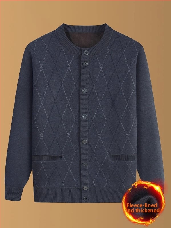 Kootud välisjope talveks, fleece vooder, ümmargune kaelus, vaba lõige, patch taskud