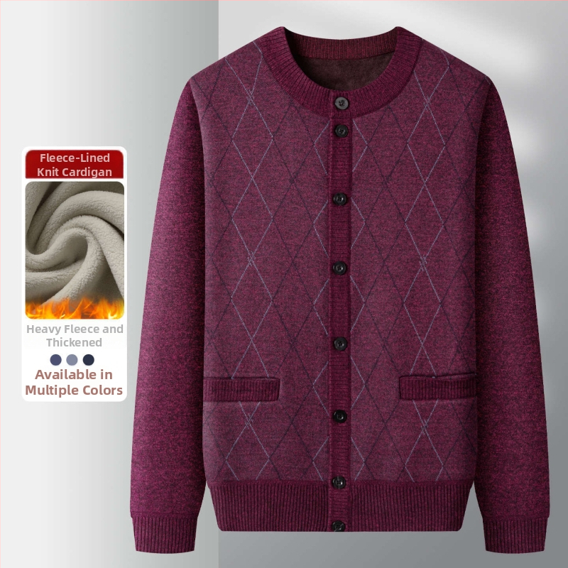 Kootud välisjope talveks, fleece vooder, ümmargune kaelus, vaba lõige, patch taskud