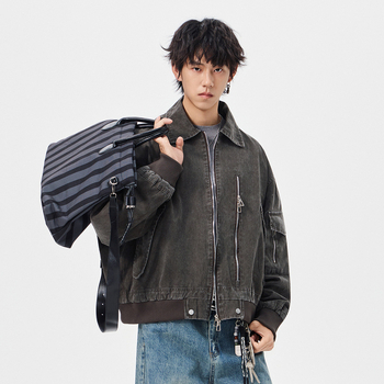 Ανδρικό μπουφάν εργασίας, Slim-Fit, ύφασμα Vinylon-Lycra, παχυμένο ύφασμα, αρχικός σχεδιασμός