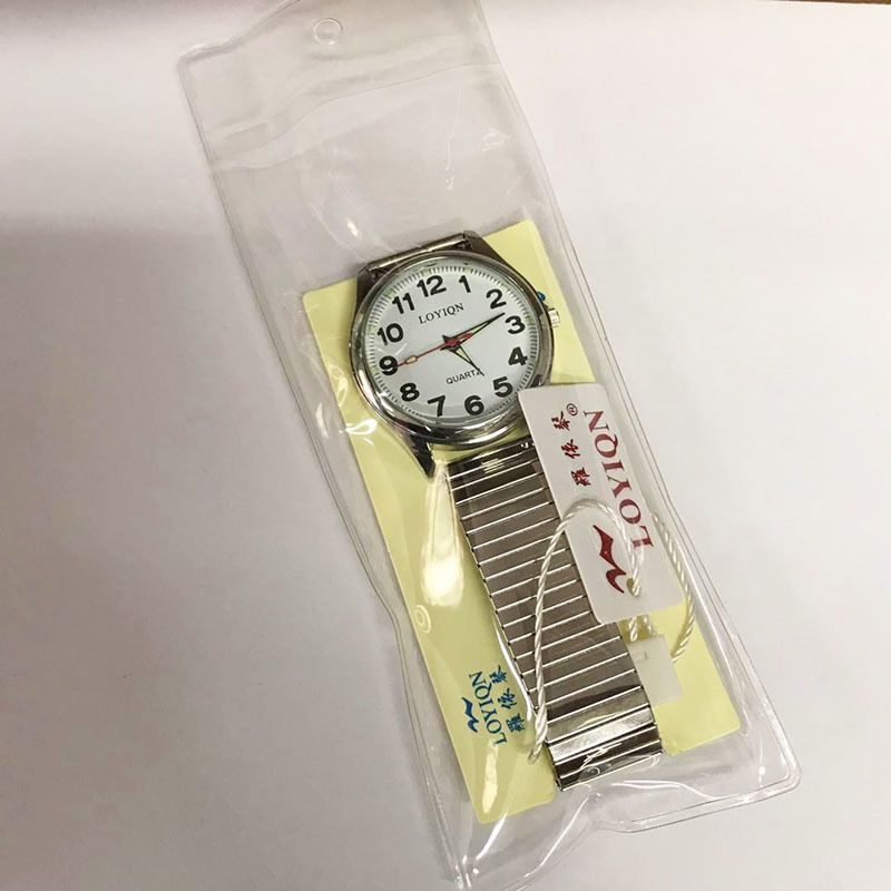 Sat s kvarcnim mehanizmom 2035, brojčanik s arapskim brojkama, nehrđajući čelik remen, kućište od legure, vodootpornost 10 m