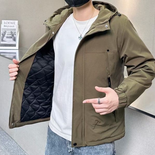 Jakna - stojeći ovratnik, s kapuljačom; Debela (Vanjska tkanina: vuna; Glavna tkanina: zečja krzna; Podstava: poliester 95%+)