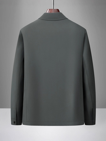 Muško sako s reverom, uski kroj, zatvarač, poliester, proljeće–jesen