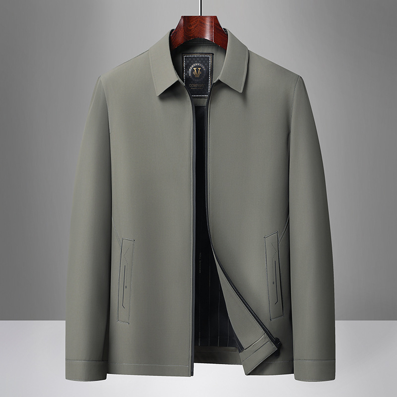 Muško sako s reverom, uski kroj, zatvarač, poliester, proljeće–jesen