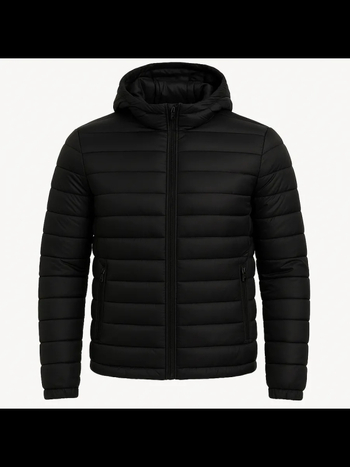 Kapuljačasta zimna jakna, širokog kroja, zatvarač, prozračna poliester tkanina, za odrasle