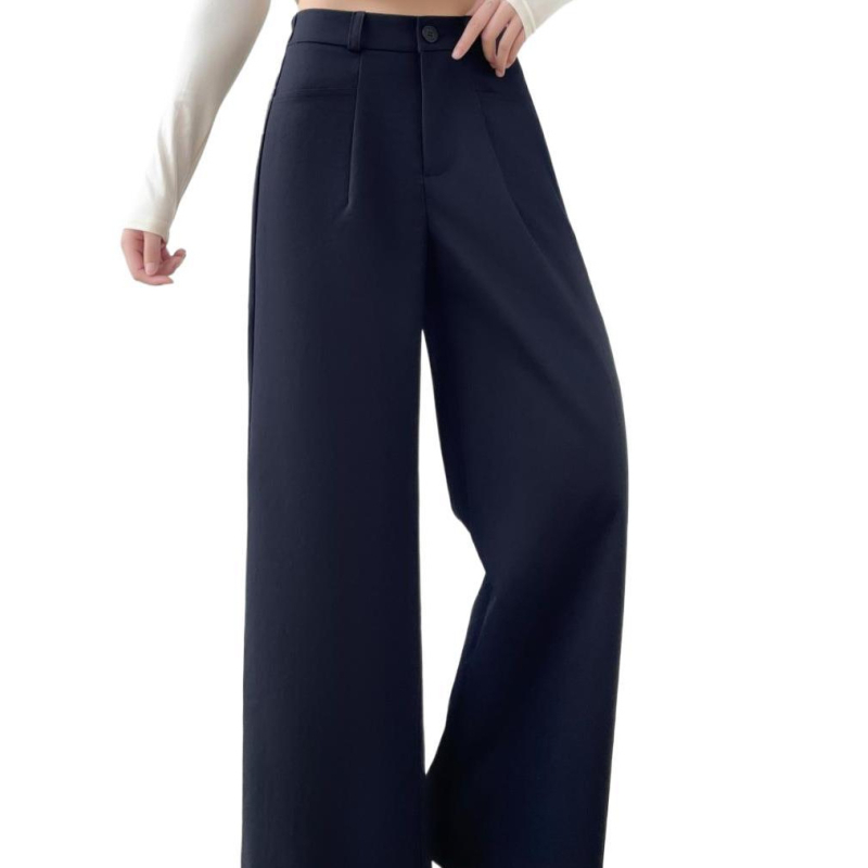 Casual hlače od tkanog materijala, mikroelastične, stil Royal sister, ljeto 2024