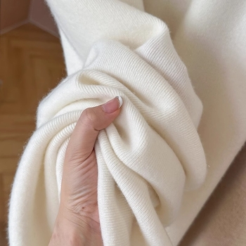 Ženske hlače od poliestera visokim strukom, ravni kroj, debeli materijal, proljeće 2025