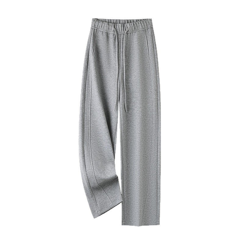 Női Scimitar-stílusú magas derekú nadrág, vastag meleg gyapjú-poliészter-pamutszövet, tél 2025.