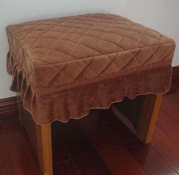 Kristallsametist tabureti kate, tabureti kate, tualettlaua tabureti kate, öökapi kate, lauakate