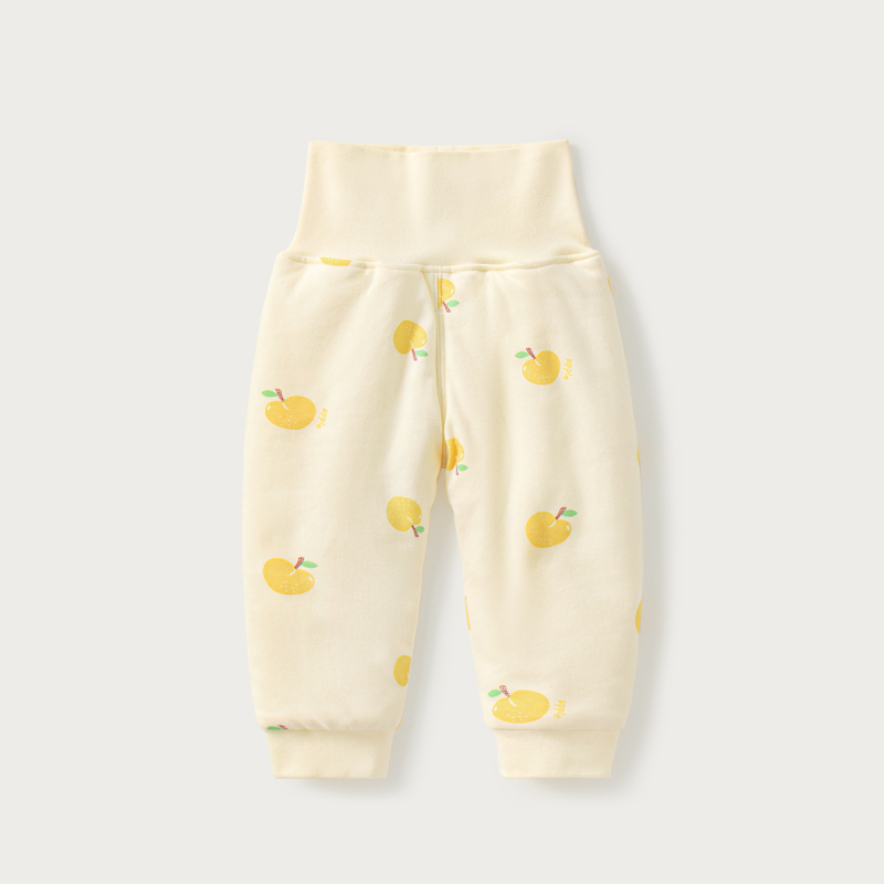 Bērnu kviltētas termopanteles no 100% kokvilnas, universālas, augsts viduklis vēdera aizsardzībai, vecums 1–3 gadi