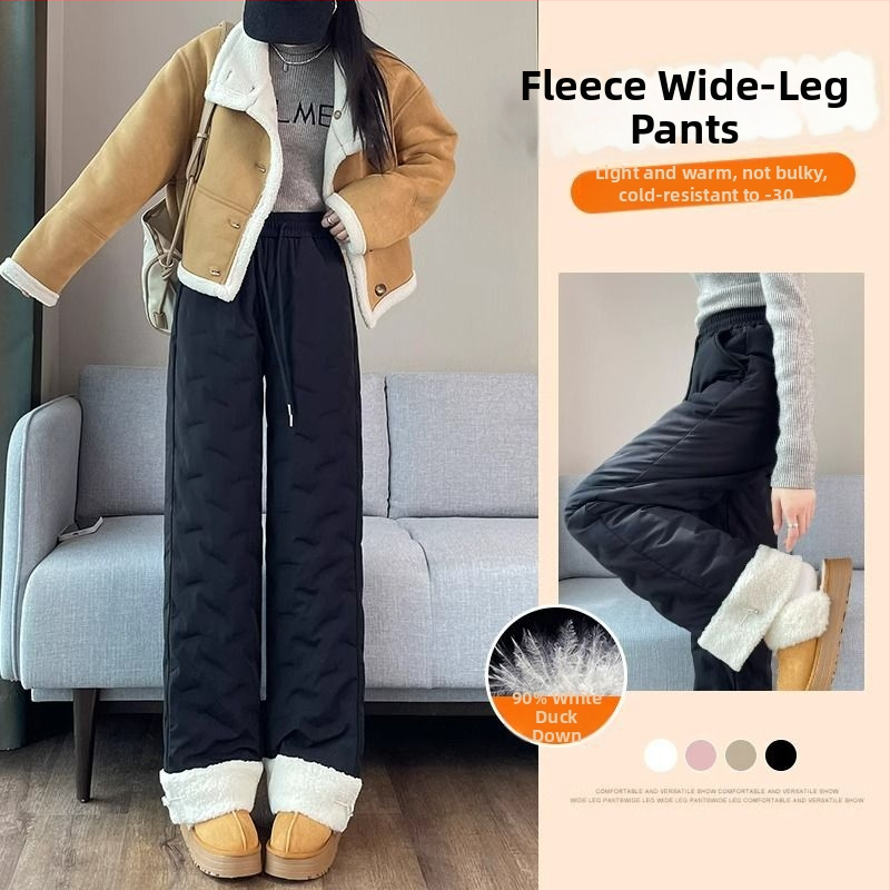 Naiste puuvillased püksid kõrge vöökoht, sirge lõige, Chenille kangas, spandeksiga täidis nailon, kevad 2025