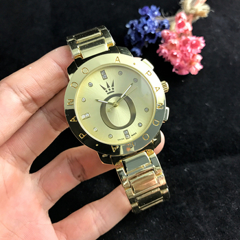 Unisex mods kvarcni sat s kristalima, promjer kućišta 38 mm, kućište i narukvica od legure, kopča s jednostrukim preklopnim kopčom