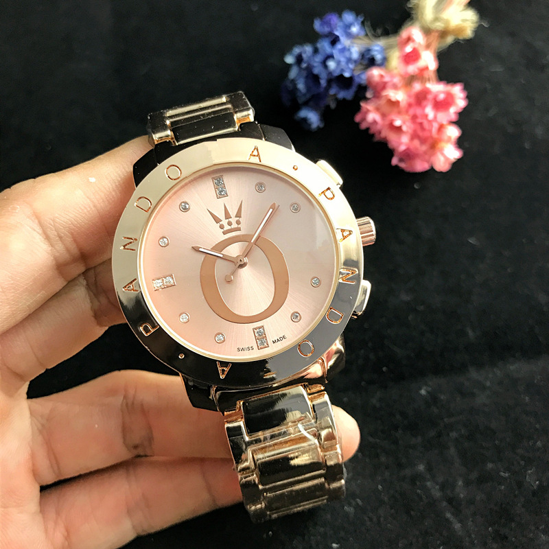 Unisex mods kvarcni sat s kristalima, promjer kućišta 38 mm, kućište i narukvica od legure, kopča s jednostrukim preklopnim kopčom