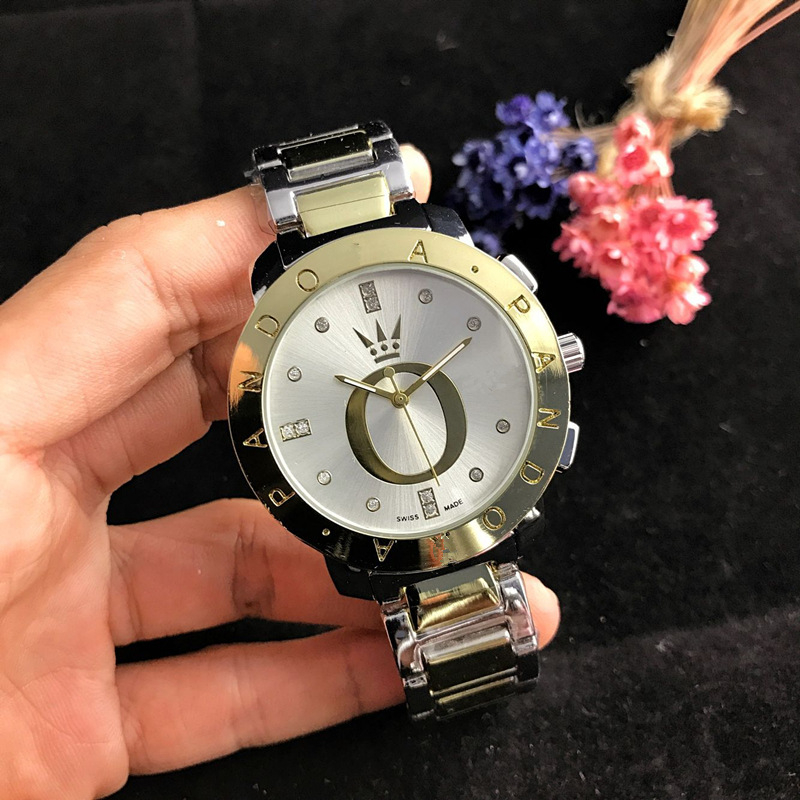 Unisex mods kvarcni sat s kristalima, promjer kućišta 38 mm, kućište i narukvica od legure, kopča s jednostrukim preklopnim kopčom