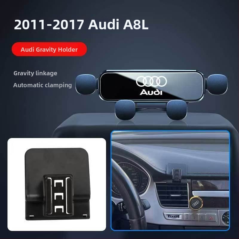 Senzhong θήκη κινητού για ταμπλό Audi – εγκατάσταση Snap-On, στυλ τετρα-point αγκίστρωσης, συμβατή με μοντέλα Audi A4L, A6L, A3, Q5L, Q2L, Q3, A5, A7, Q7, A8L, Q8