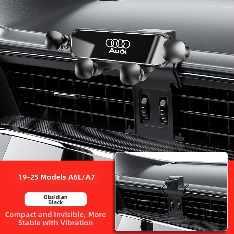 Držiak na telefón do auta pre modely Audi — štvorbodový zámkový štýl, snap-on montáž, značka Senzhong
