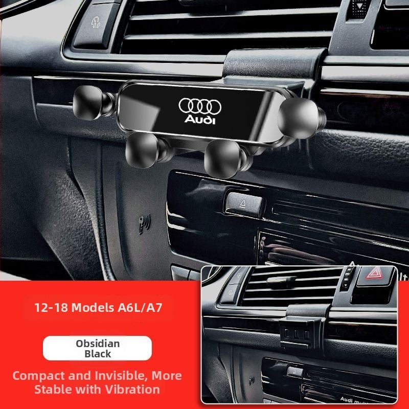 Držiak na telefón do auta pre modely Audi — štvorbodový zámkový štýl, snap-on montáž, značka Senzhong