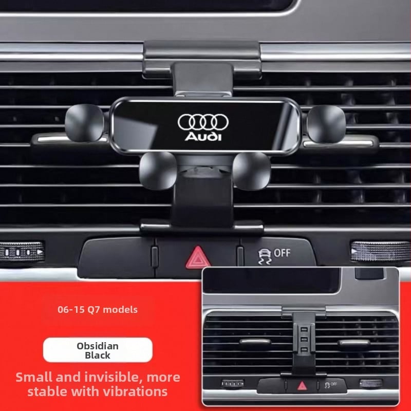 Držiak na telefón do auta pre modely Audi — štvorbodový zámkový štýl, snap-on montáž, značka Senzhong
