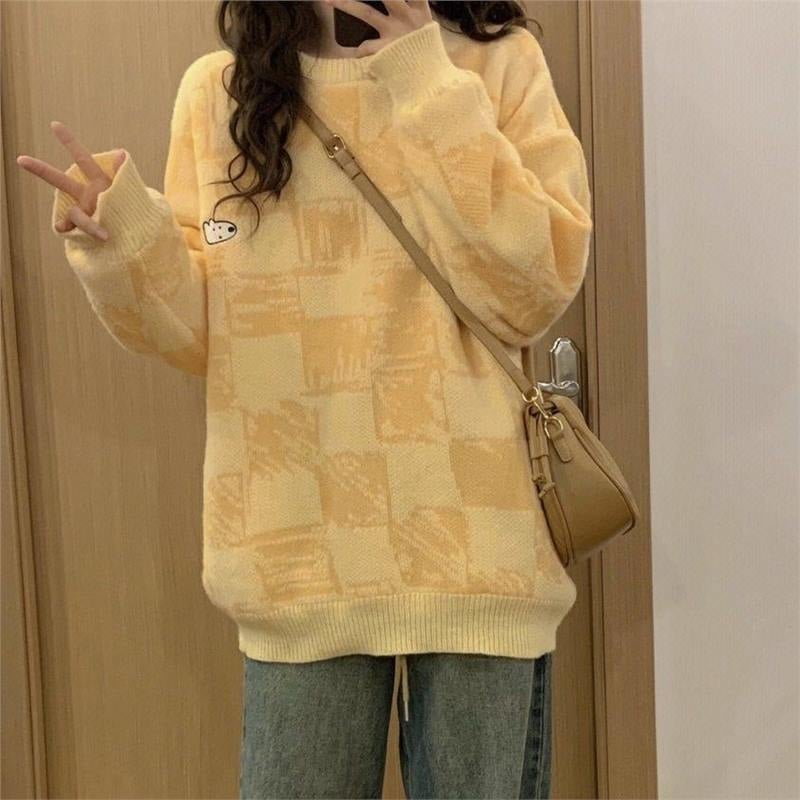 Yan Weiting džemper, polo ovratnik, dugi rukavi u stilu princeze, Ice Silk-Spandex mješavina, ovčja vuna