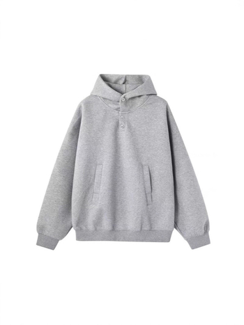 Unisex debeli hoodie s kapuljom i zatvaračem, proljeće 2025, jednobojni, ležeran kroj, dugi rukavi, poliester.