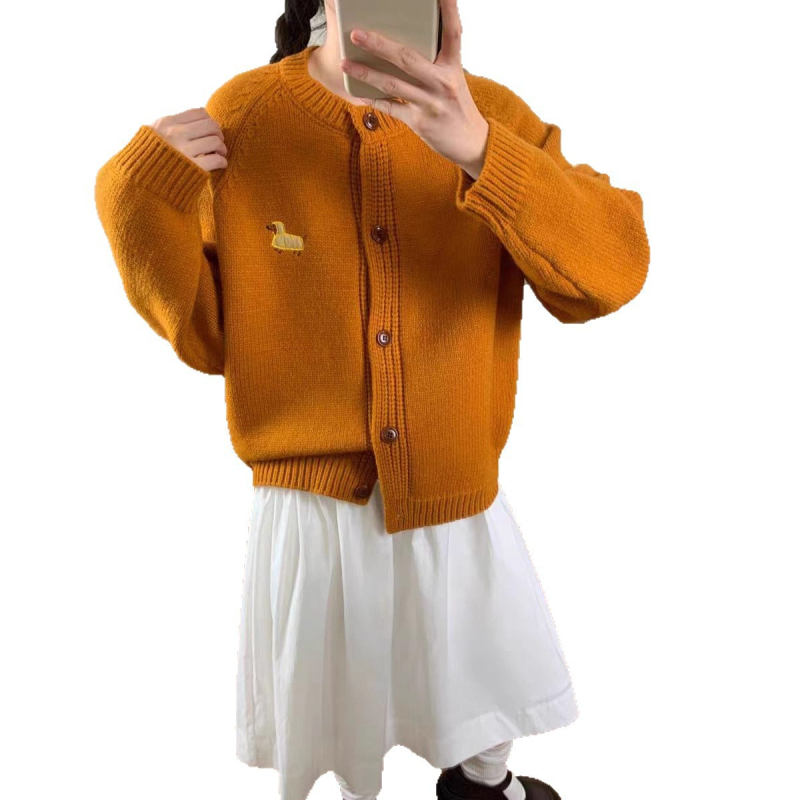 Kardigan pulover s anime vezom, Arctic fleece tkanina, akril 30-50%, duljina 50-65 cm